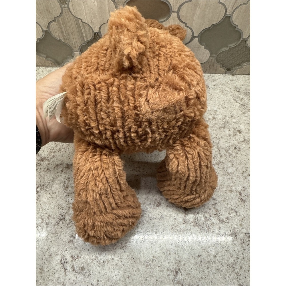The Manhattan Toy Company Brown Ribbed Spice Teddy Bear Stuffed Animal 14" Plush - Picture 12 of 12